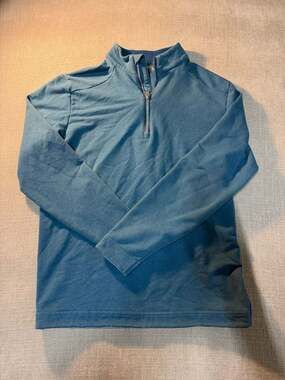 PING SensorCool Men's Size Small Blue Quarter Zip Pullover